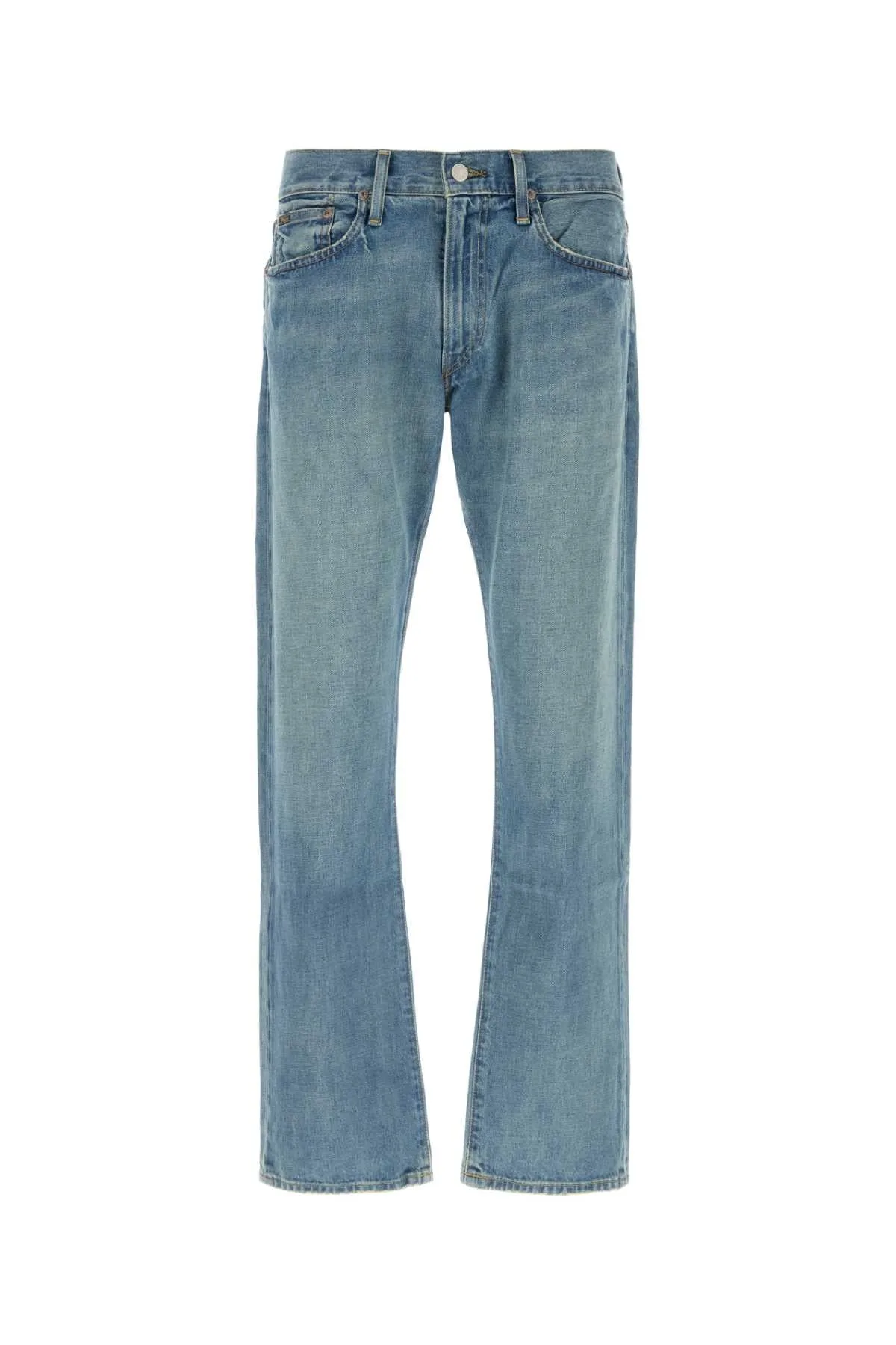 Straight-Leg Denim Jeans