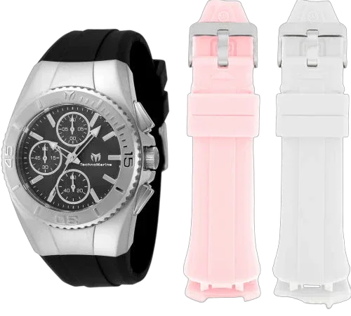 Chronograph Silicone Strap Watch by TechnoMarine
