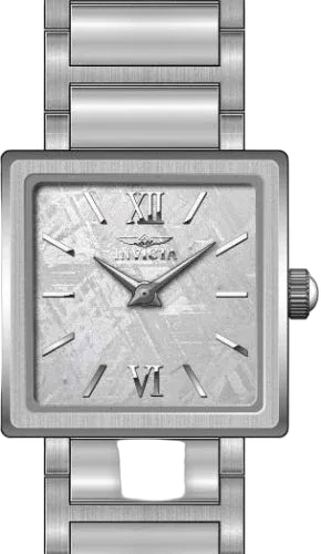 Stainless Steel Square Watch by Invicta