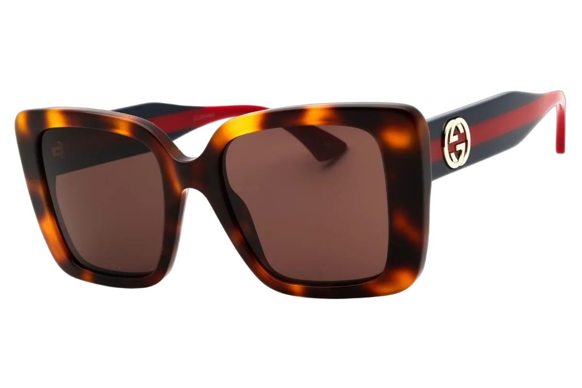 GG1861S Oversized Tortoiseshell Acetate Sunglasses