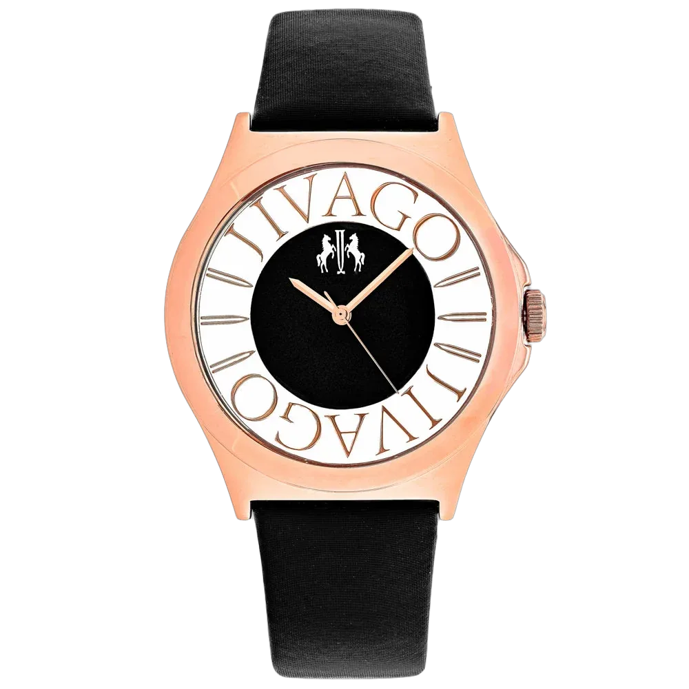 Fun Black Dial Watch by Jivago