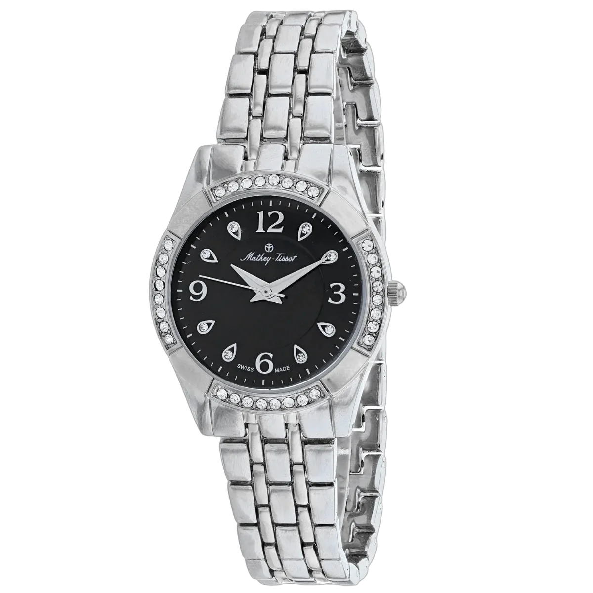 Crystal-Bezel Watch by Mathey-Tissot