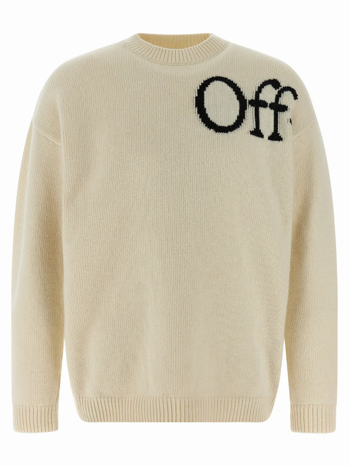 Logo-Embroidered Wool Sweater