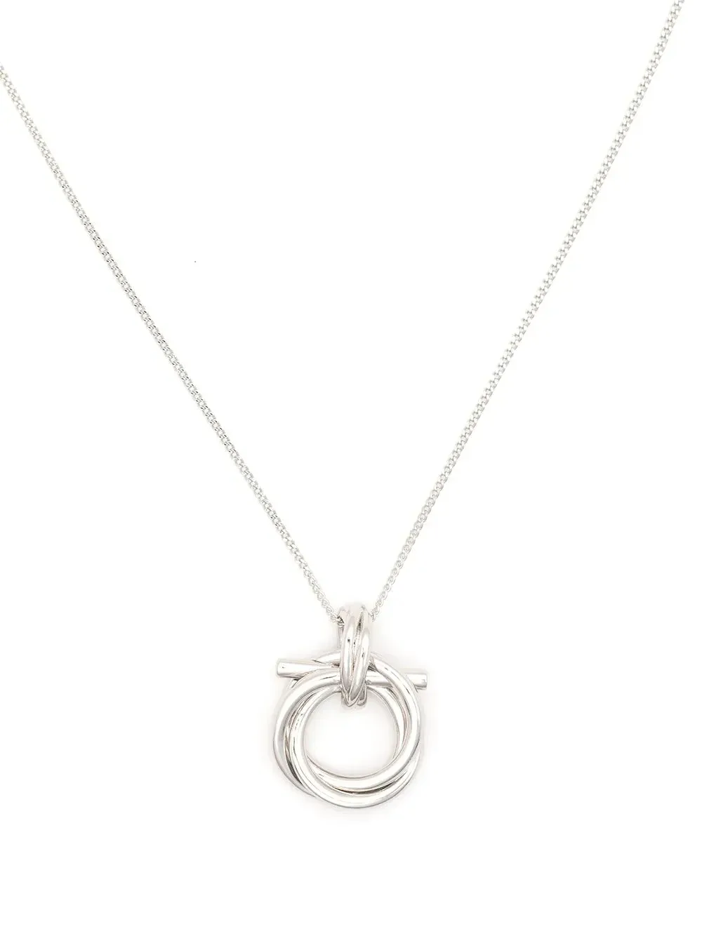 Triple-Ring Pendant Necklace by Ferragamo