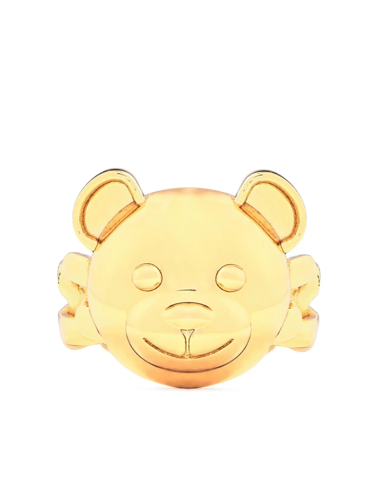 Teddy Bear Logo Ring by Moschino