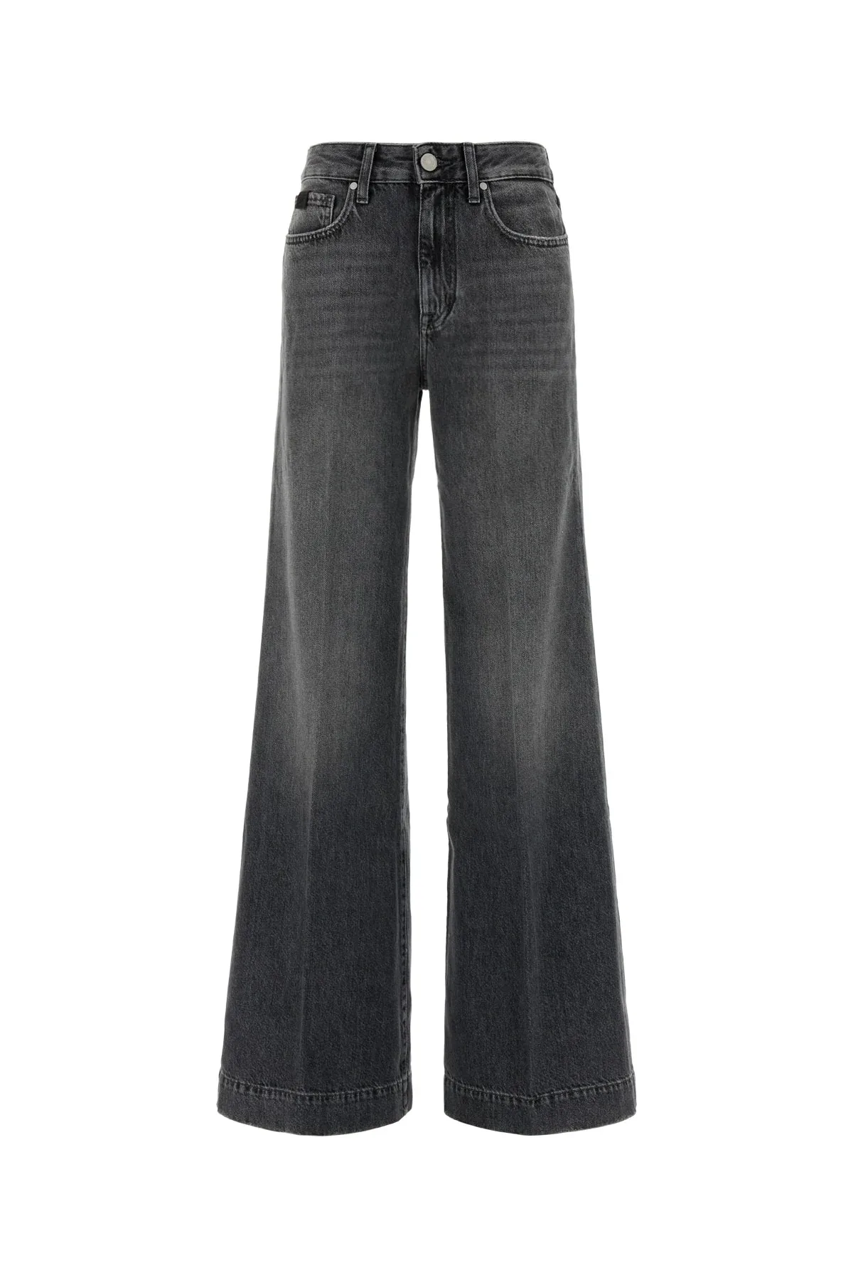Wide-Leg Denim Jeans