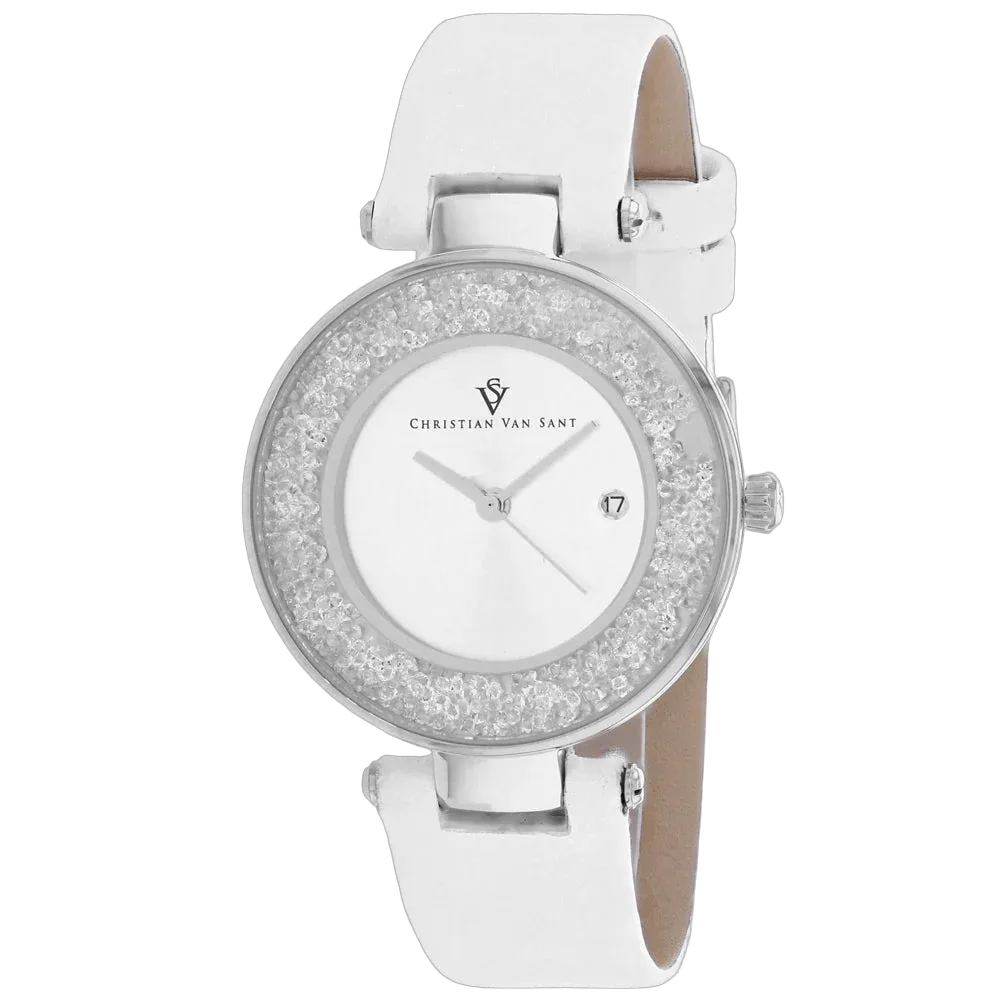 Crystal-Bezel Watch
