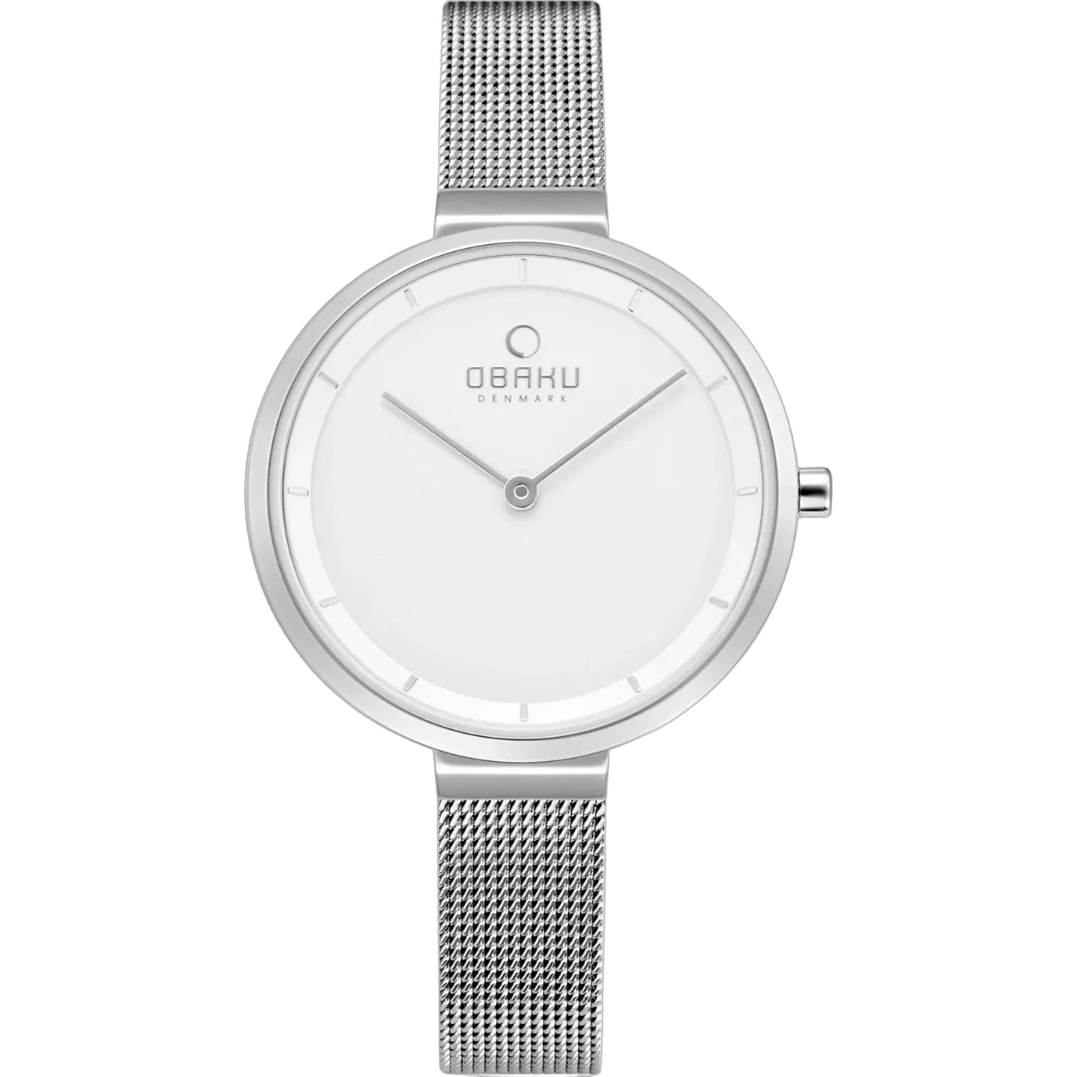 Minimalist White Dial Watch by Obaku