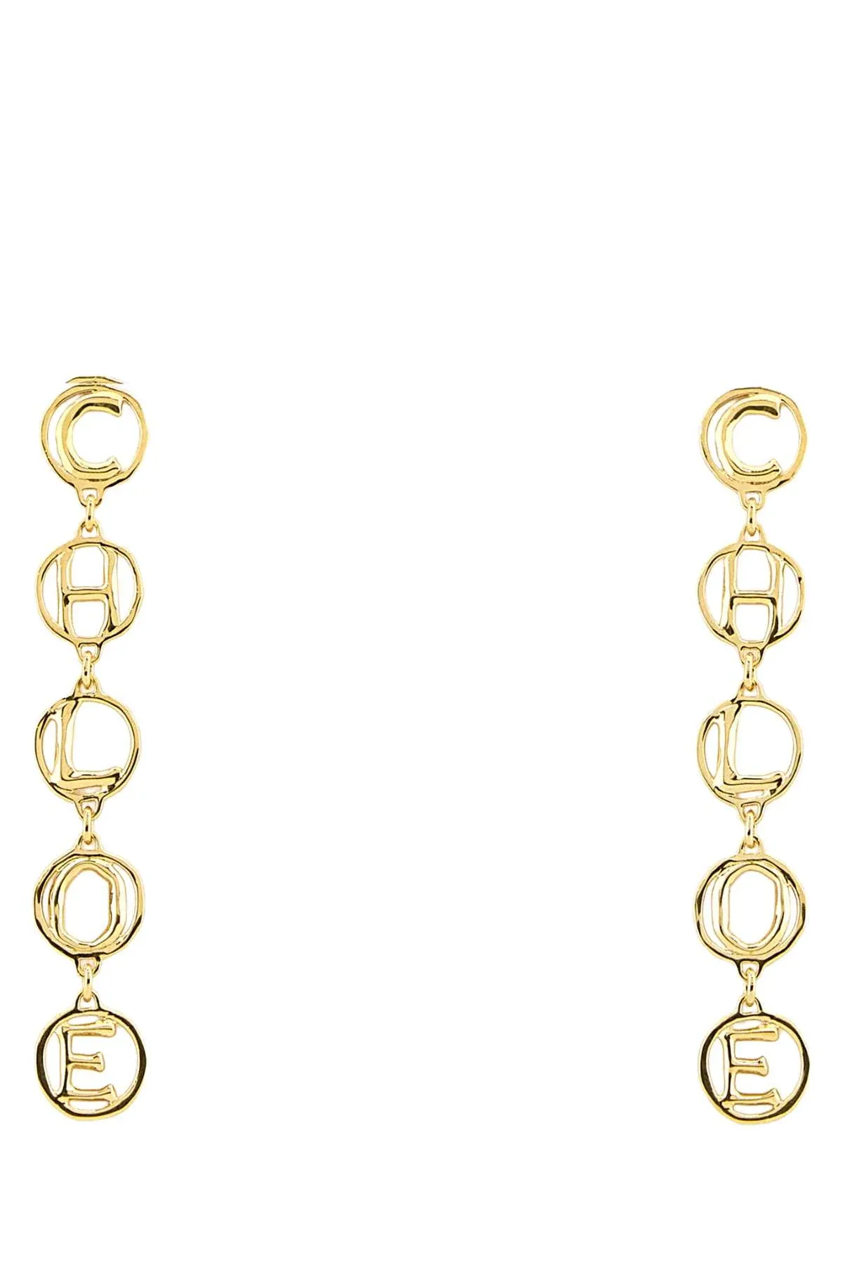 Logo Script Earrings