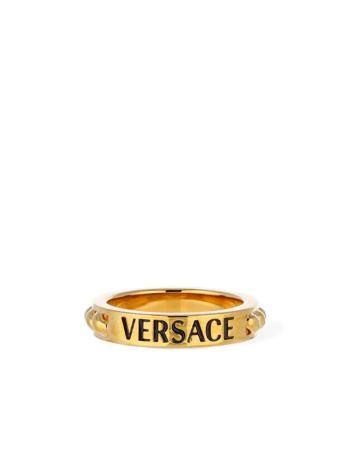 Logo Ring by Versace