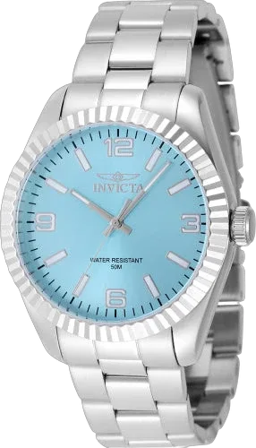 Stainless Steel Blue Dial Watch