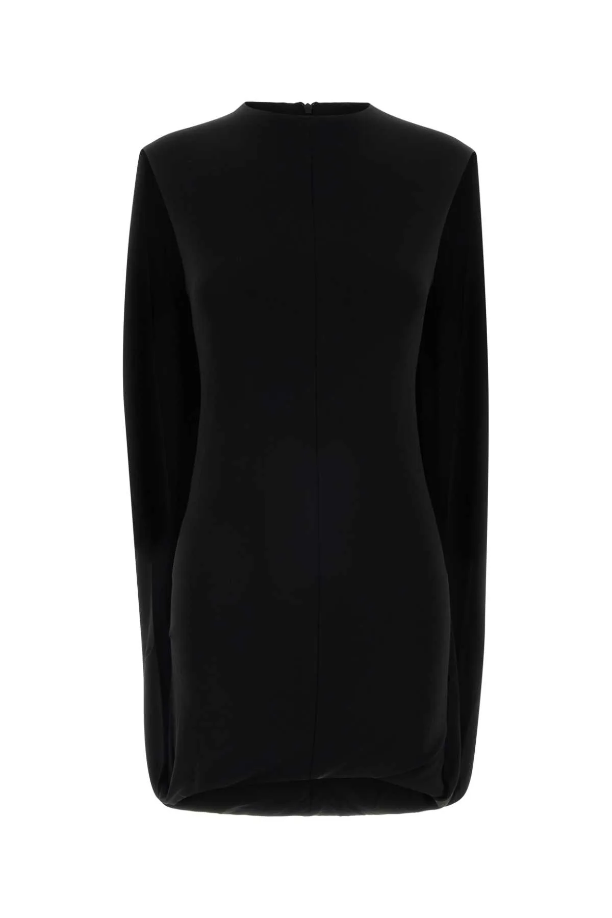 Black Stretch Viscose Mini Dress