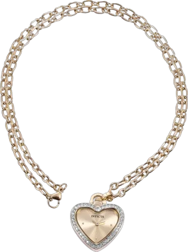 Heart Pendant Chain Watch by Invicta