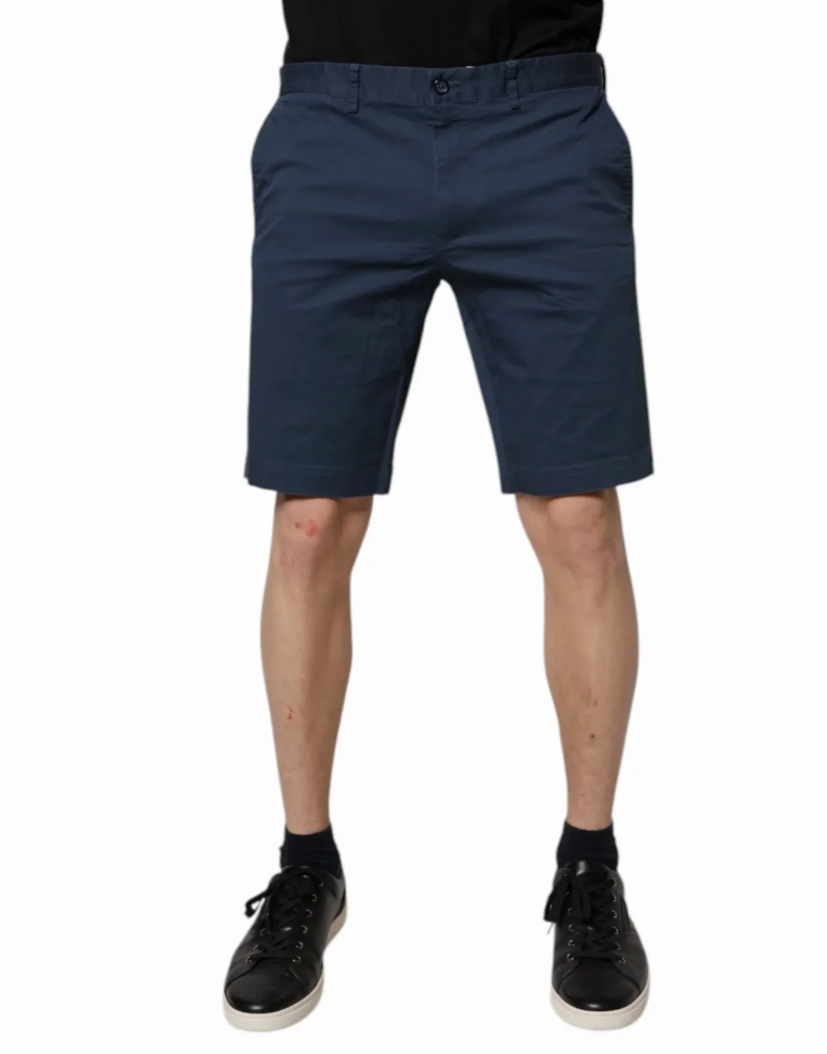 Cotton-Elastane Bermuda Shorts by Dolce & Gabbana