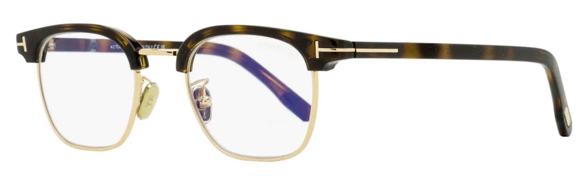 TF5932-D-B Brow Line Blue Block Eyeglasses