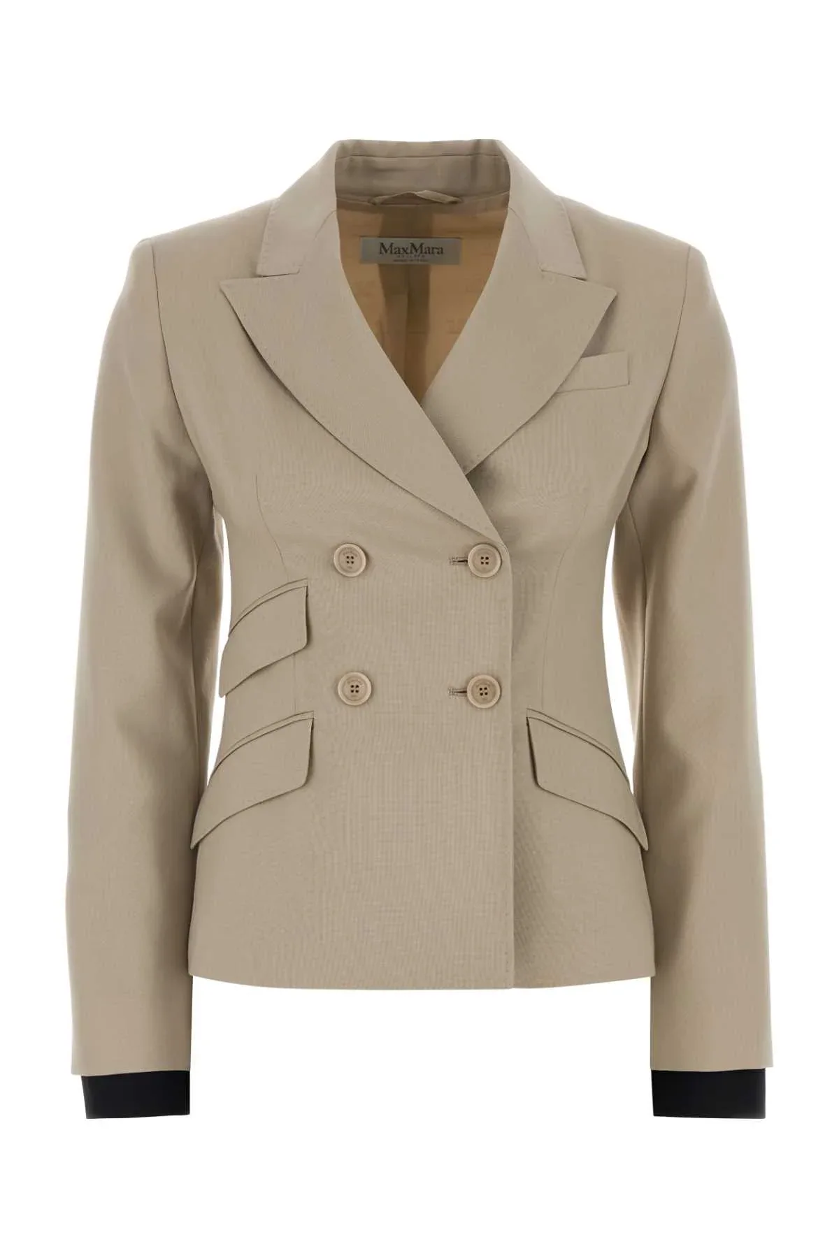 Double-Breasted Virgin Wool Blazer