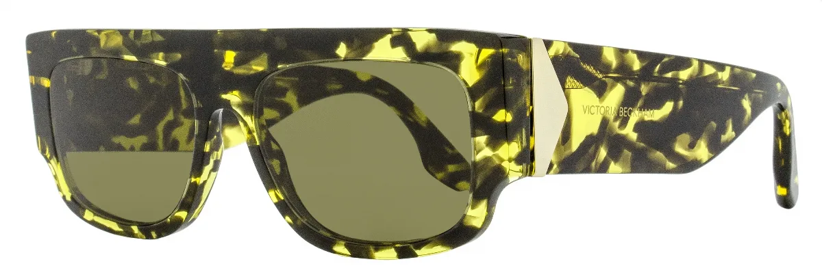 VB666S V Plaque Metal Accents Sunglasses