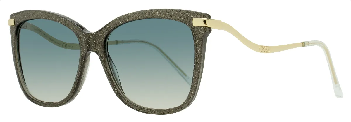 Steff Glitter Rectangular Sunglasses