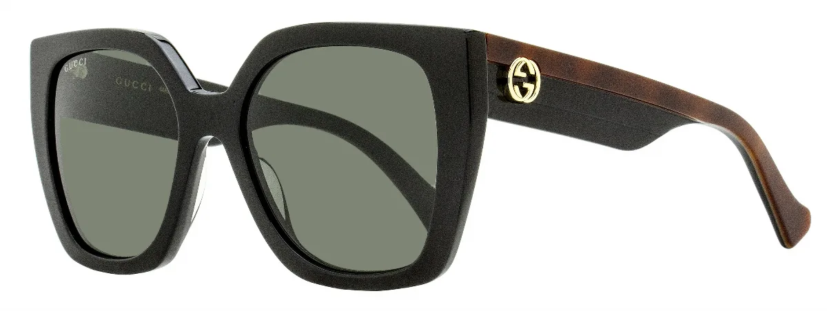 GG1300S Square Web-Embossed Sunglasses