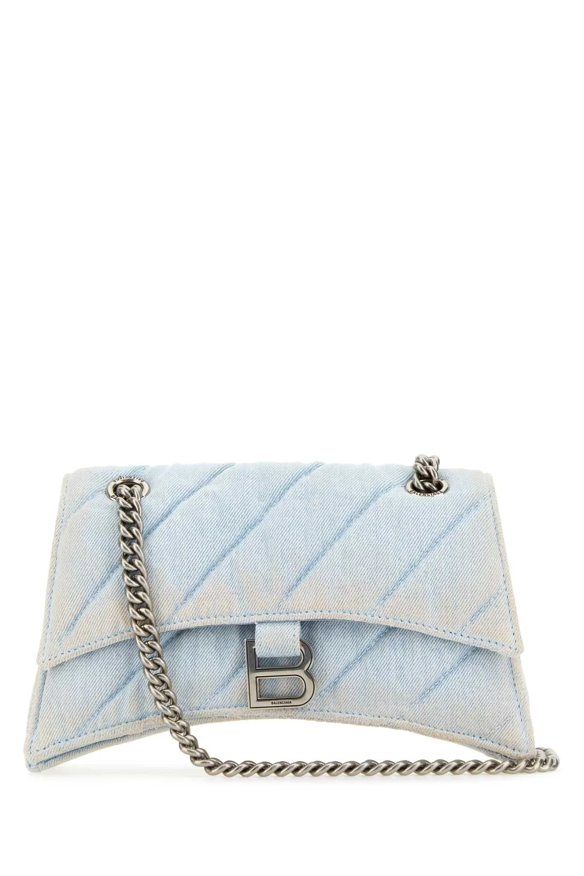 Quilted Denim Shoulder Bag
