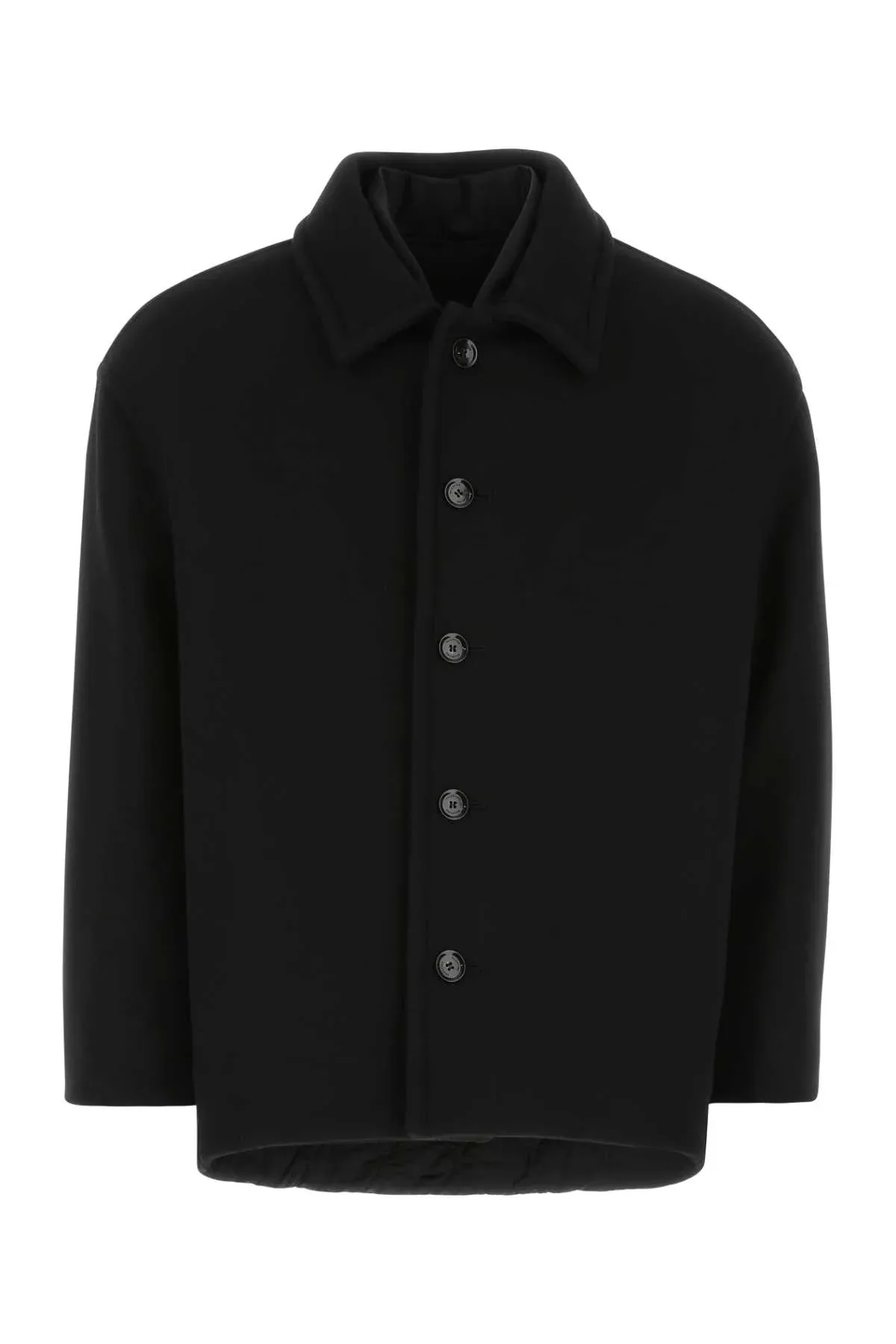 Virgin Wool Blend Coat
