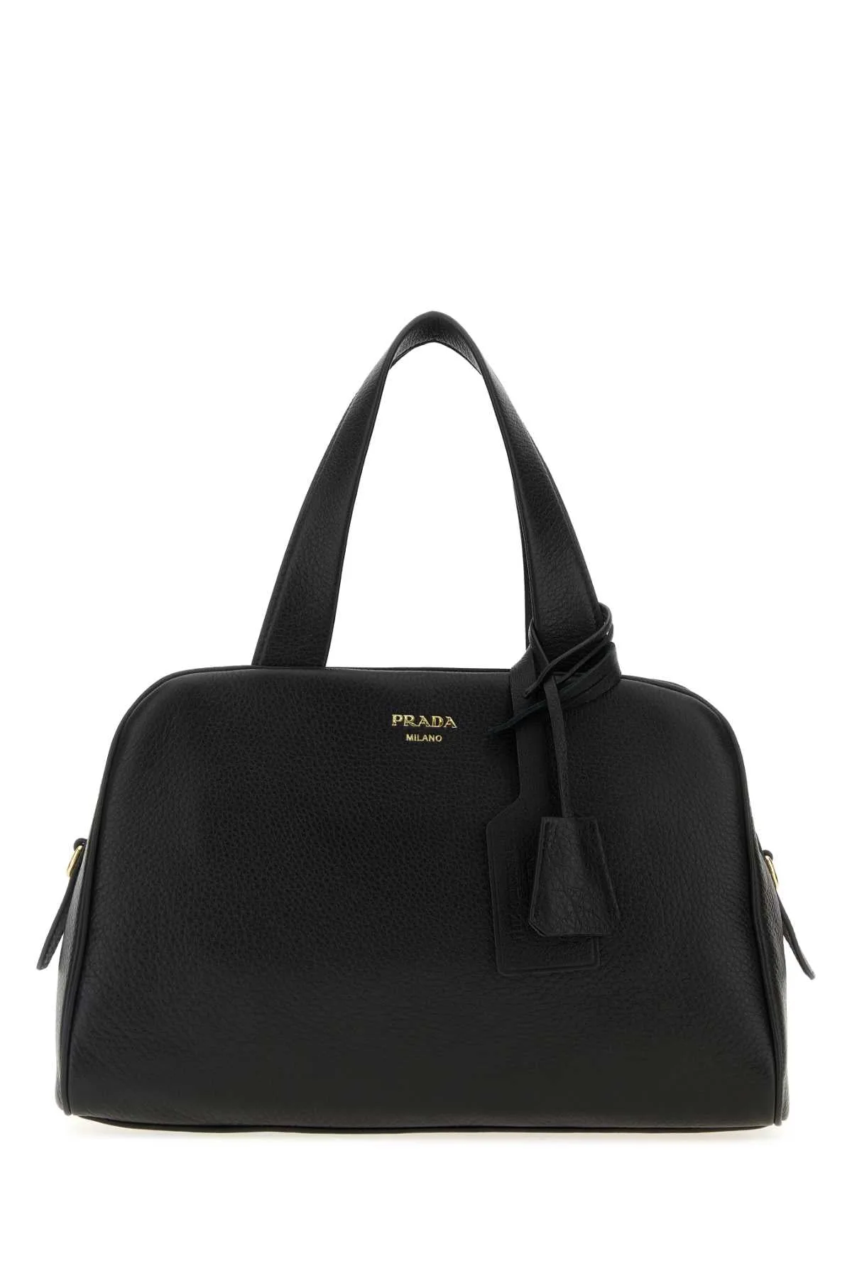 Textured Leather Shoulder Bag