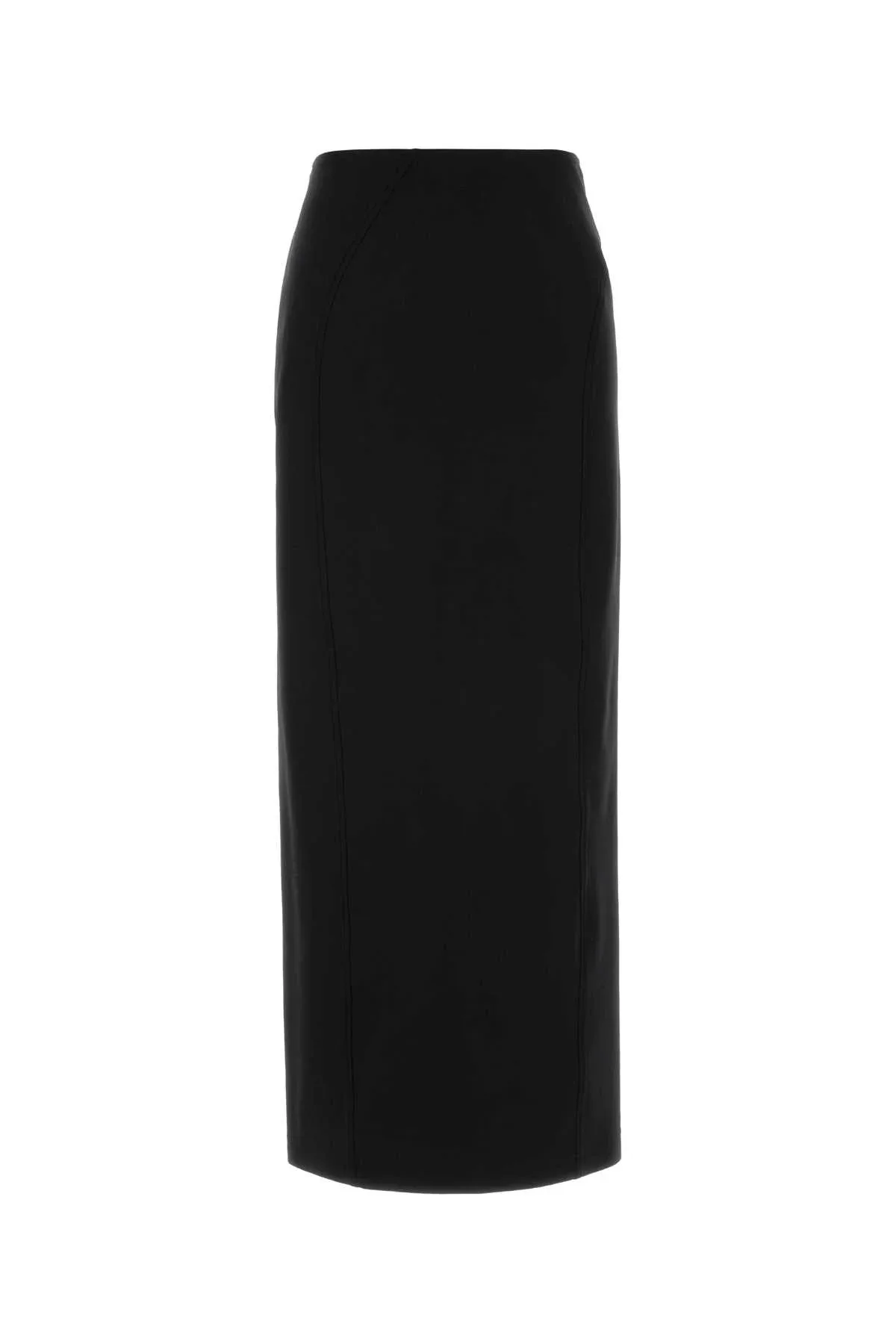 Virgin Wool Pencil Skirt