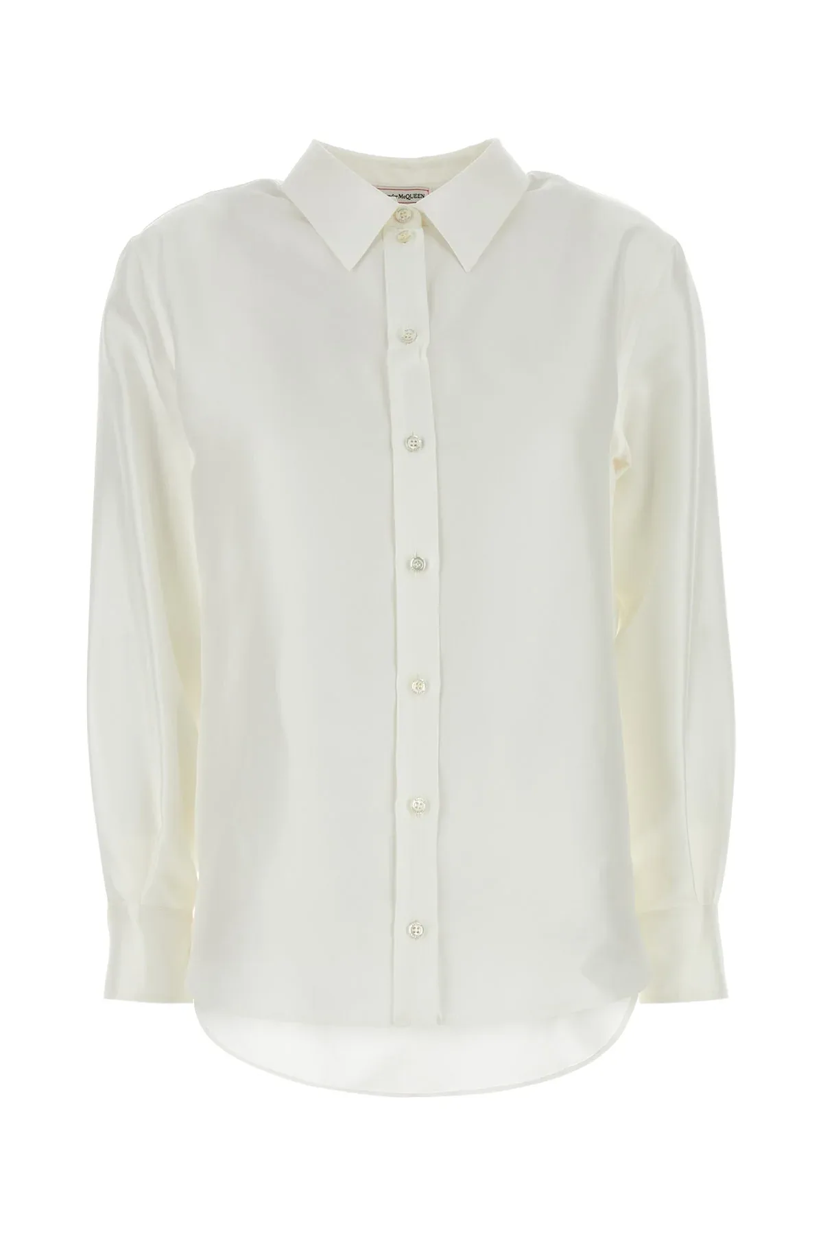 Crisp Cotton Button-Front Shirt