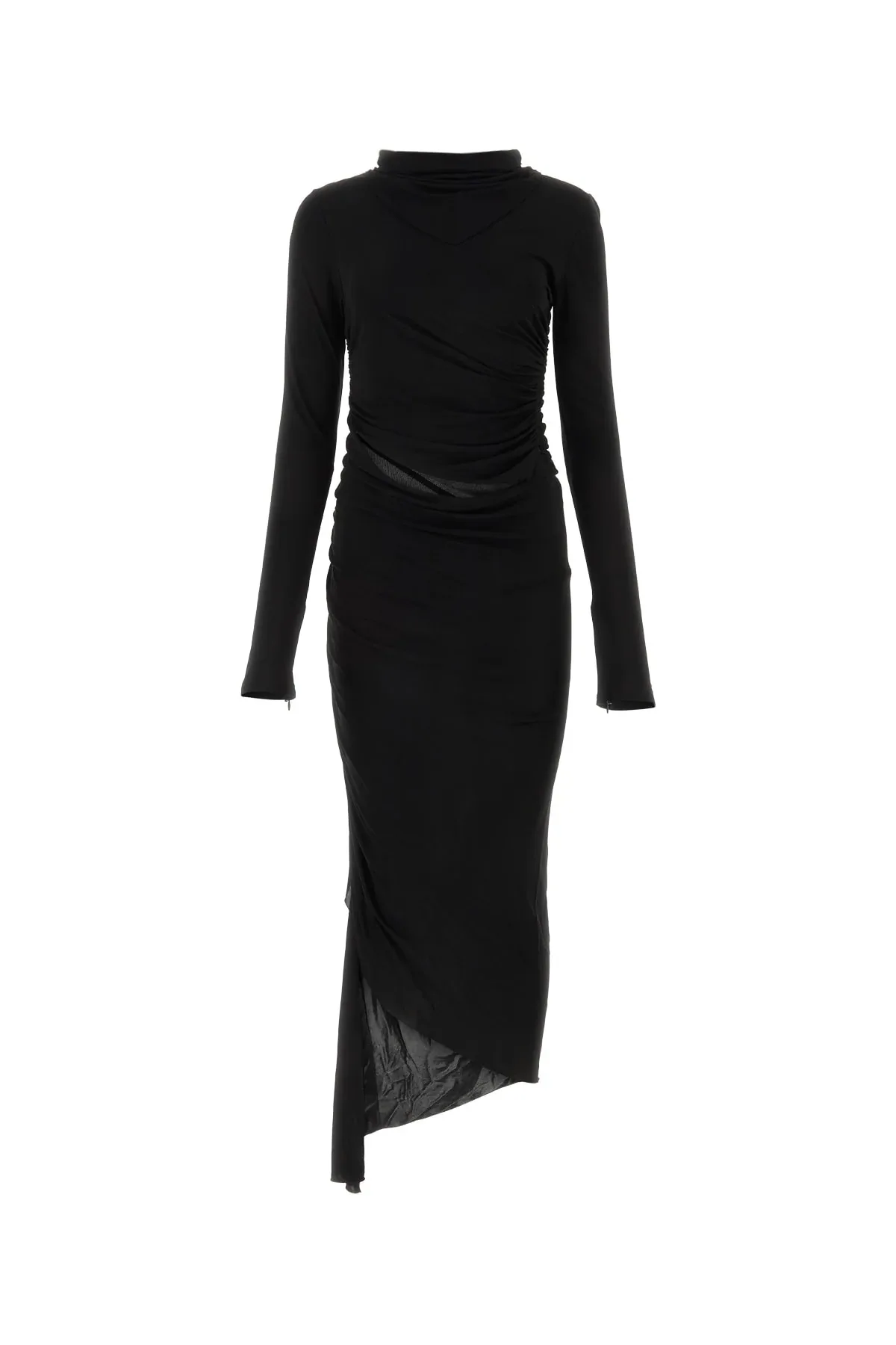 Ruched Viscose Dress