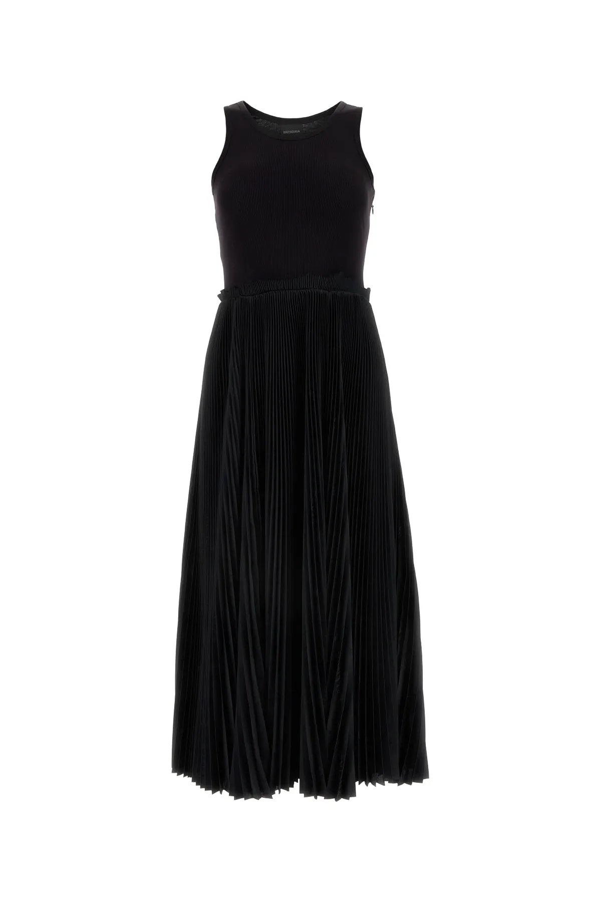Pleated Midi Dress