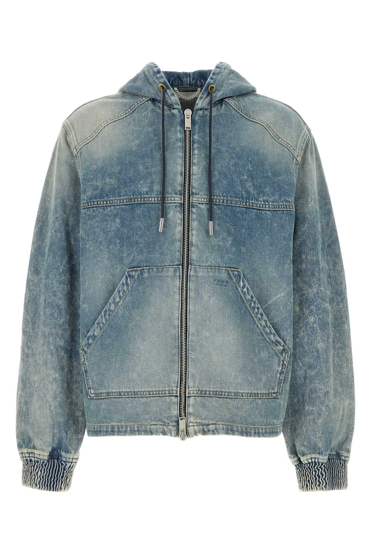 Cotton Denim Hooded Jacket