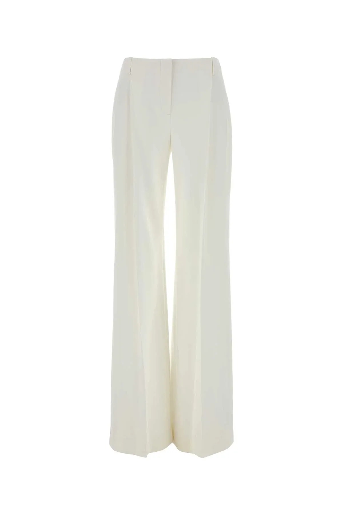 Acetate-Viscose Wide-Leg Trousers
