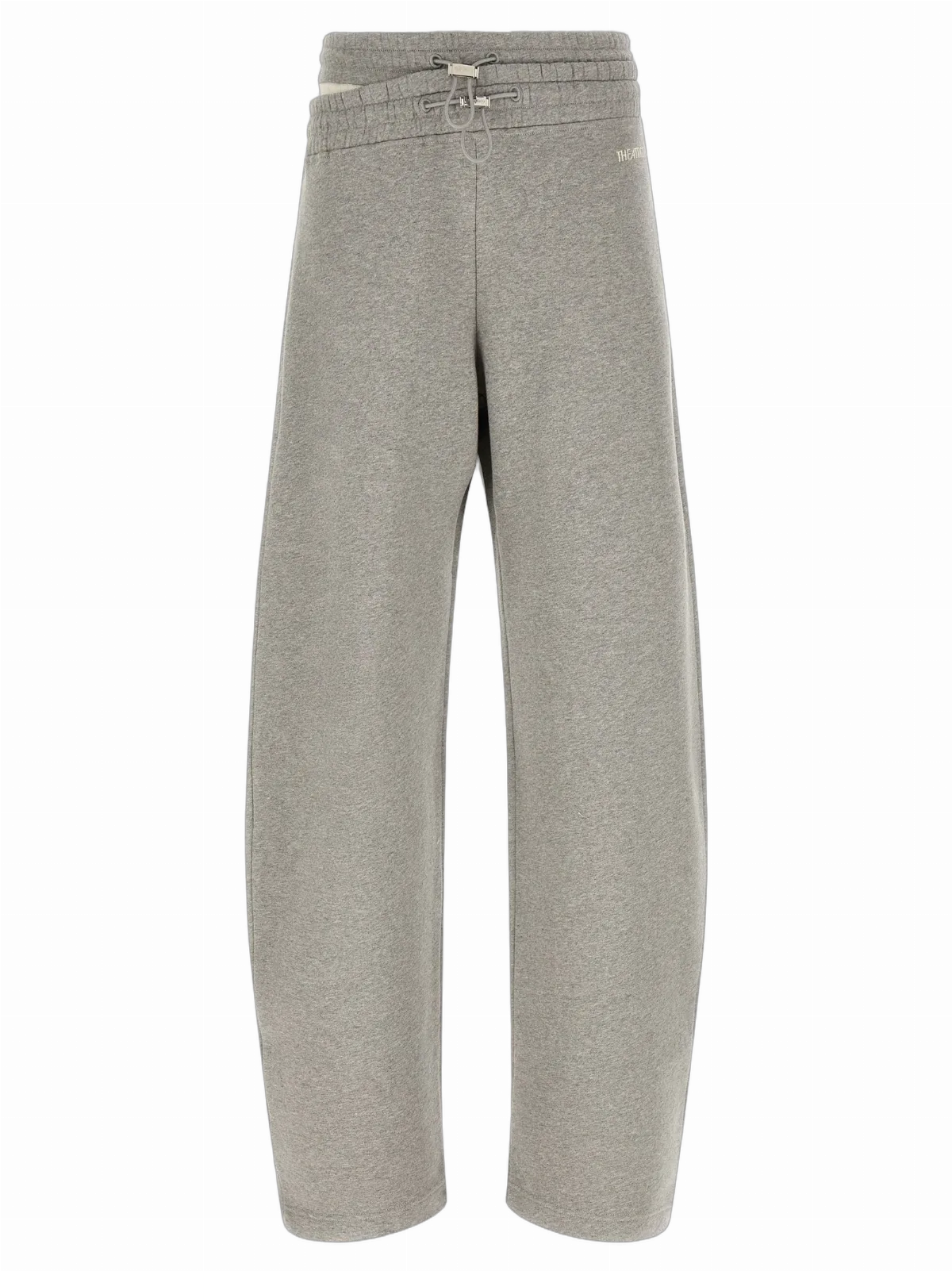 Double Asymmetrical Waist Cotton Joggers