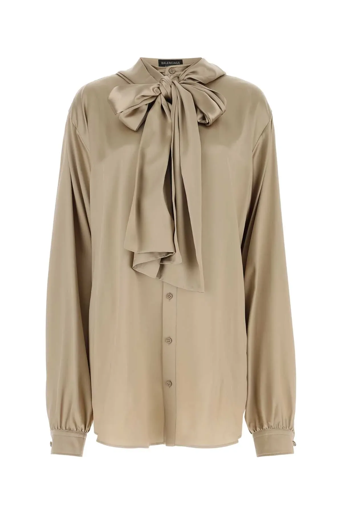 Bow-Tie Silk Shirt