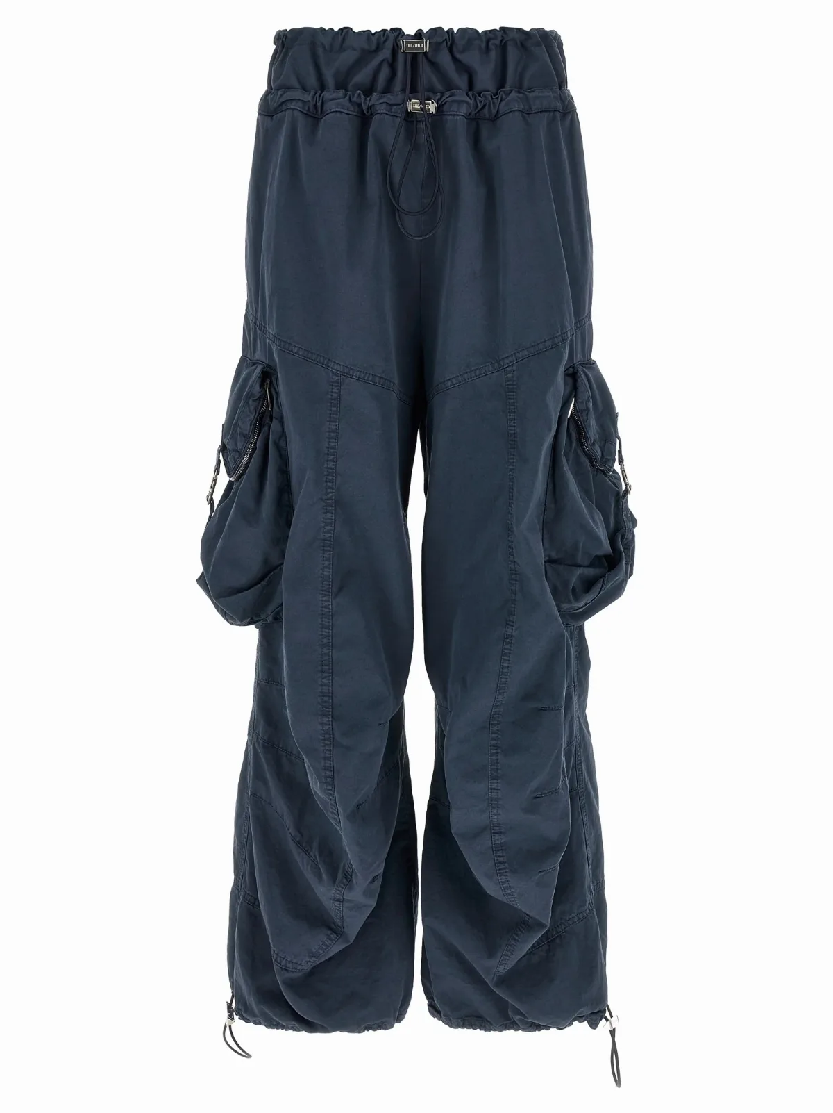 Overdyed Cotton Gabardine Cargo Pants