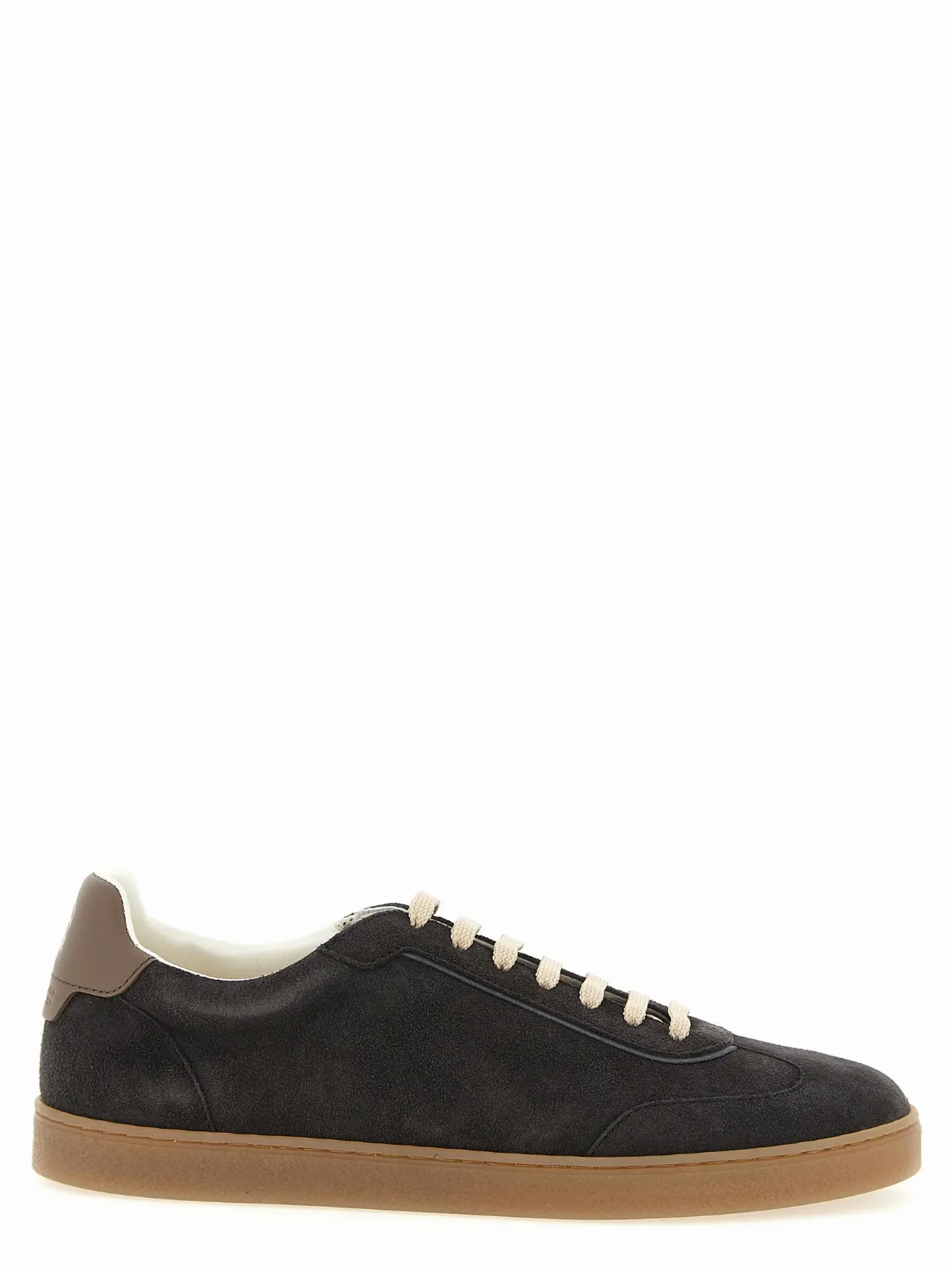 Suede Low-Top Sneaker by BRUNELLO CUCINELLI