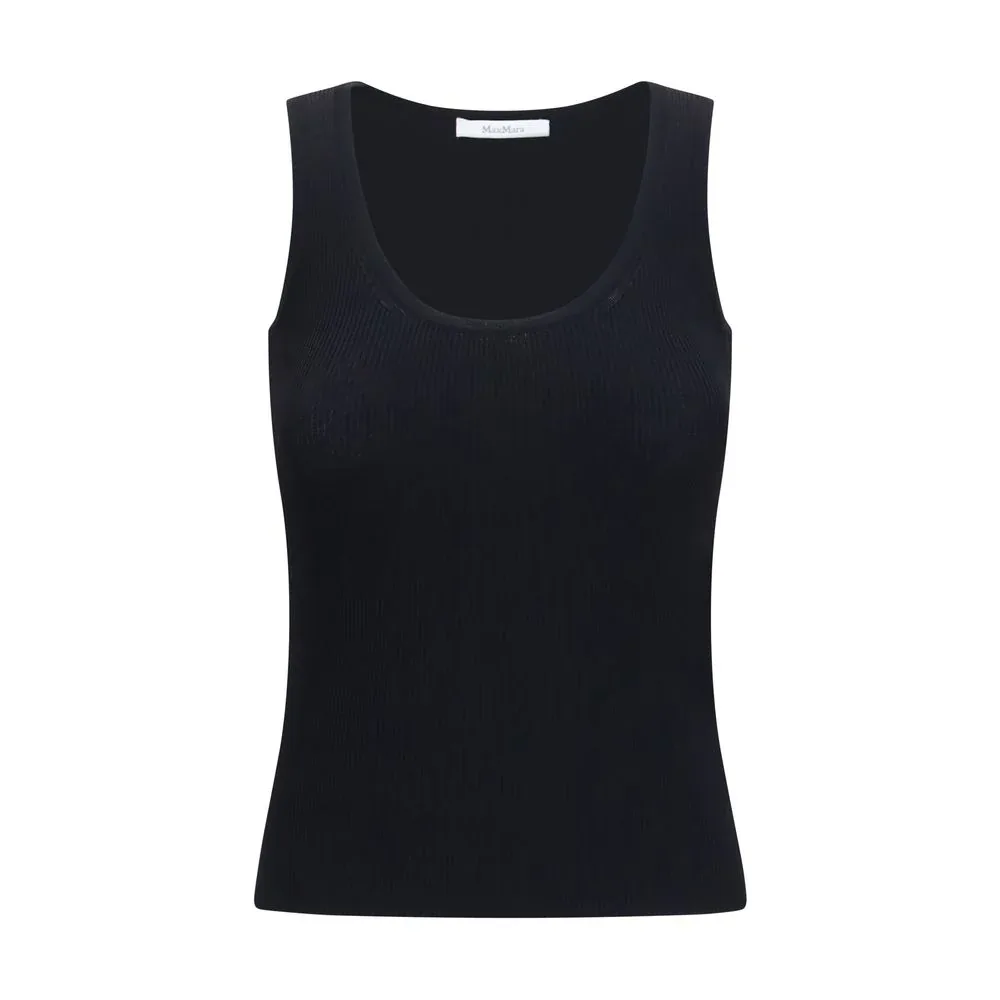 Ribbed Viscose Tank Top by Max Mara