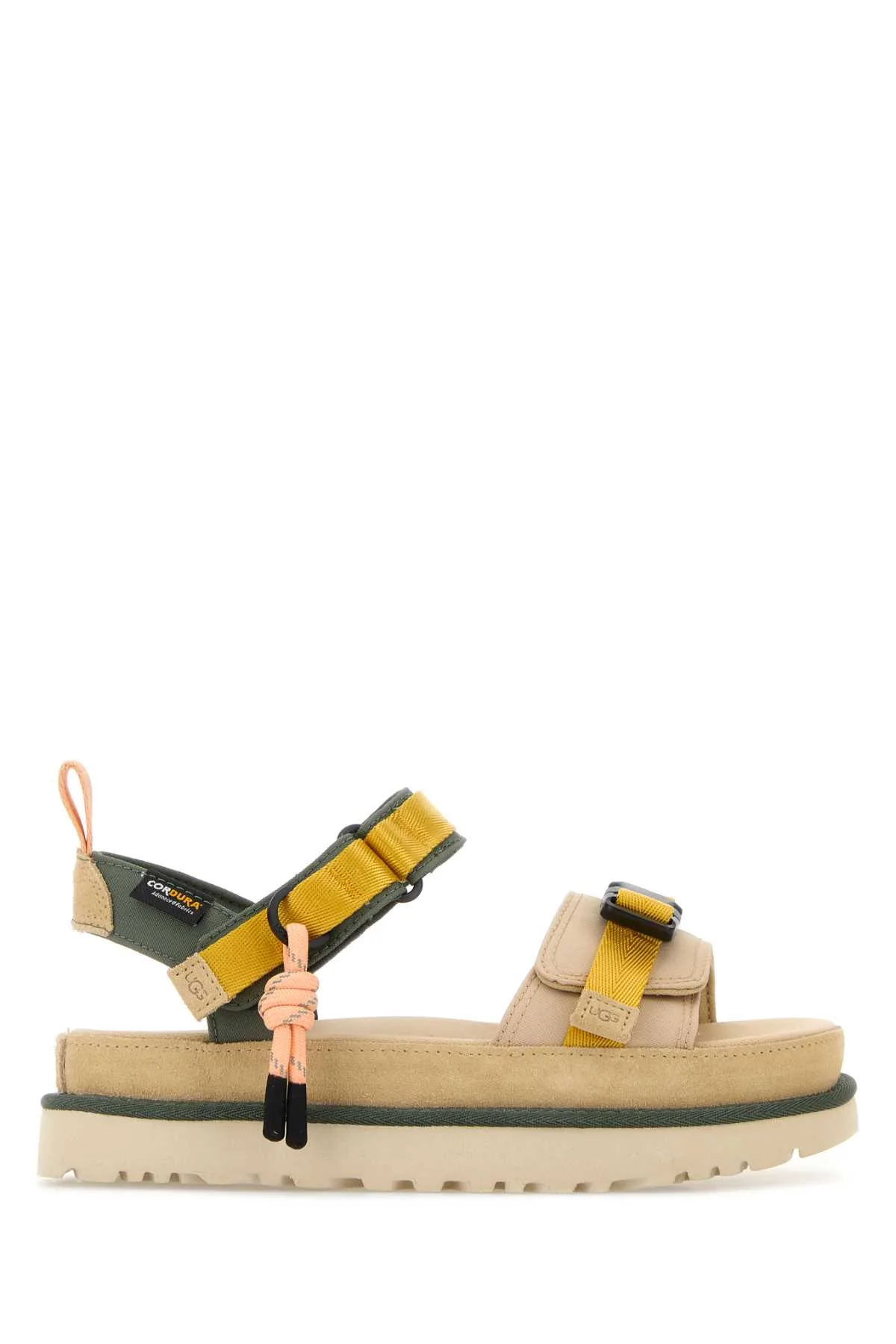 Multicolor Fabric Goldenstar Sandals