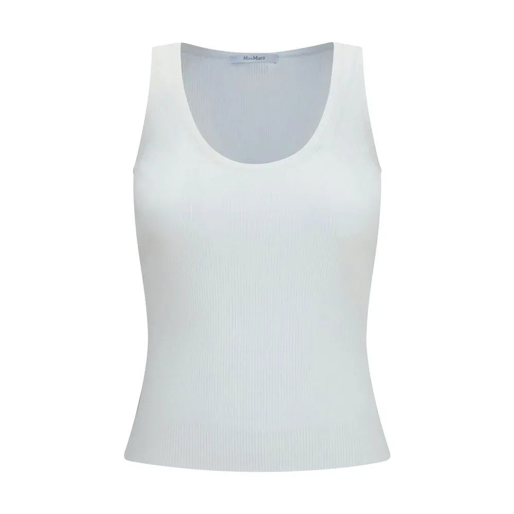 Ribbed Viscose Tank Top