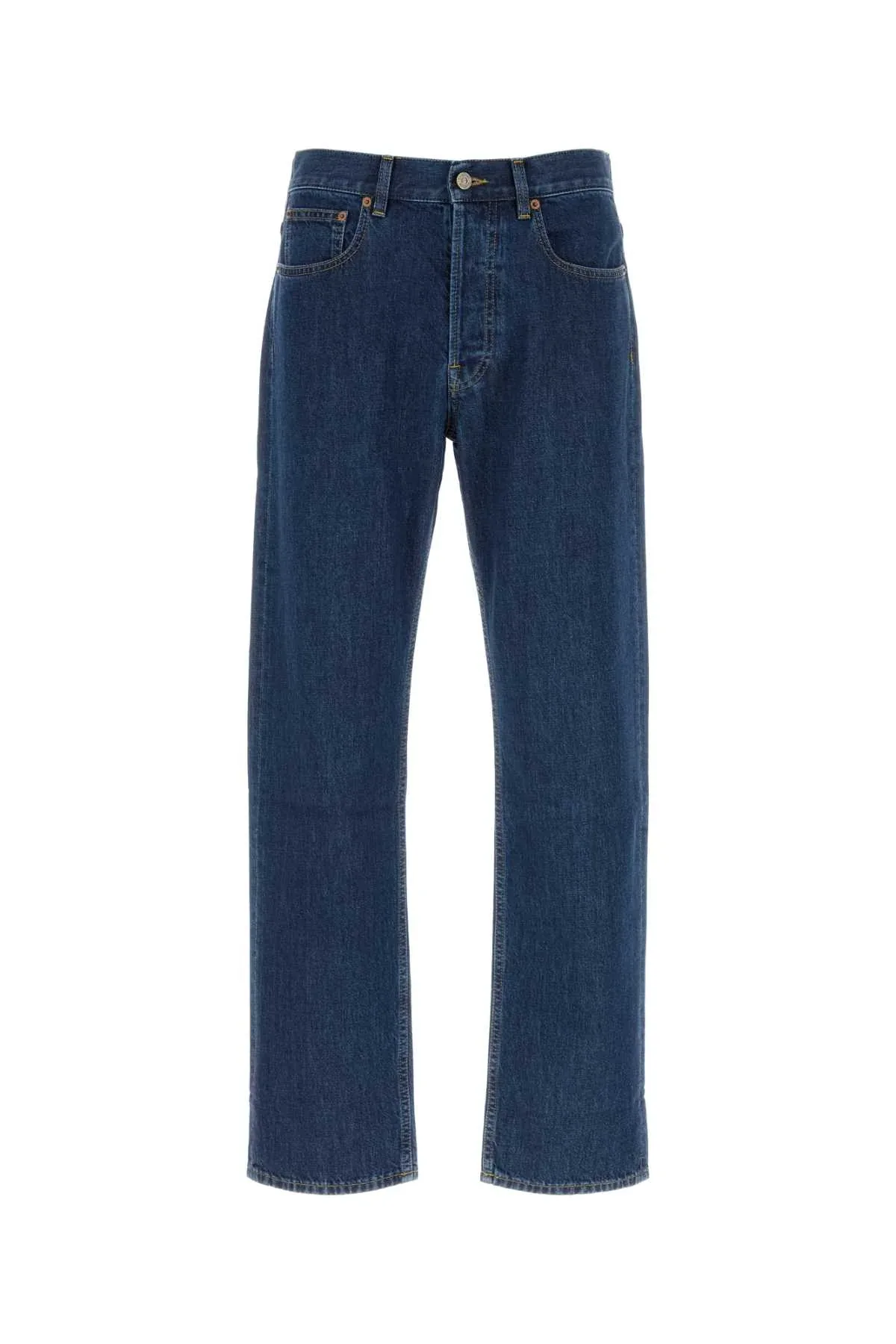 Classic Straight-Leg Denim Jeans
