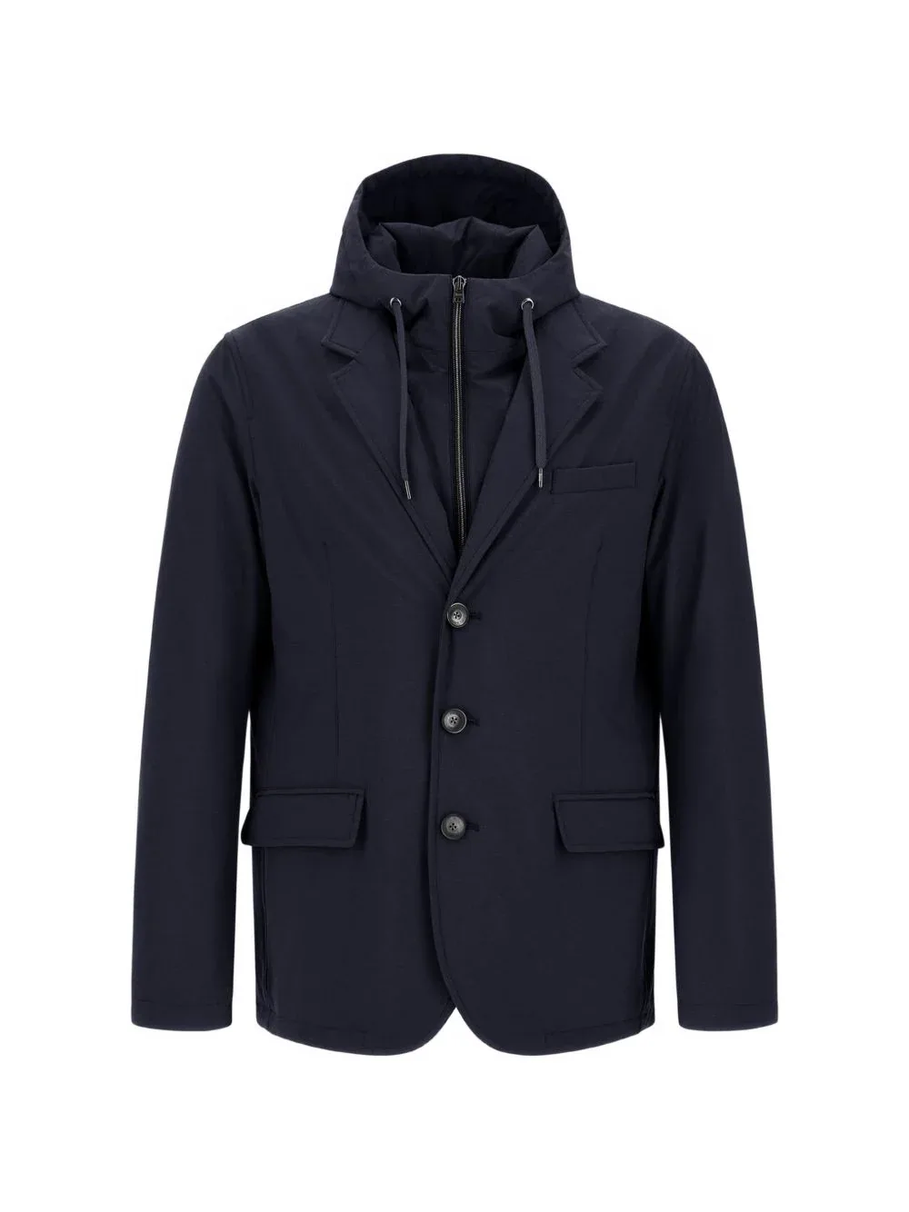 Hybrid Blazer with Removable Hood Blazer