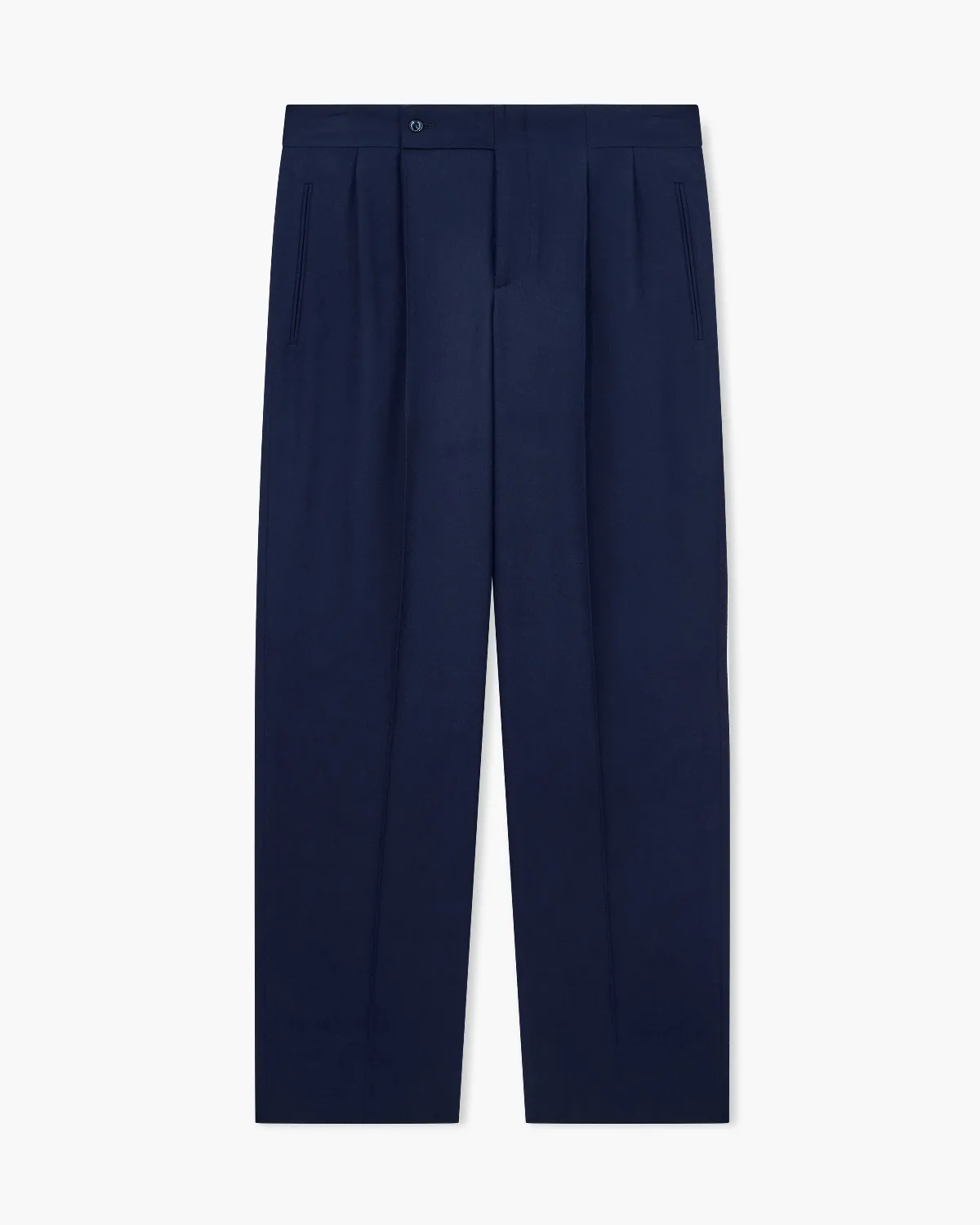 Pleated Wool Trousers