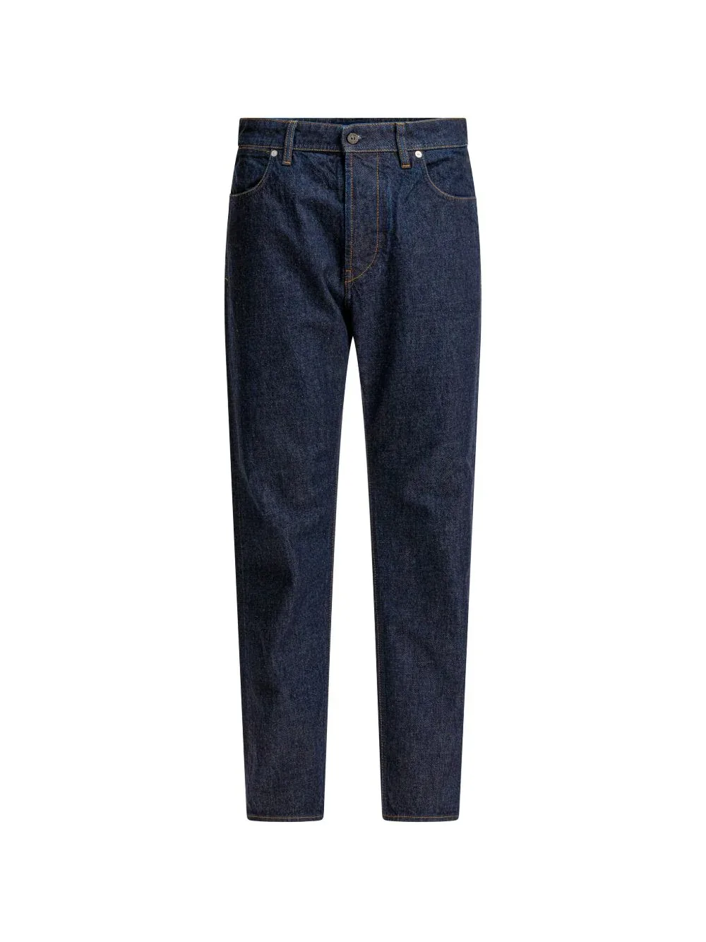 Straight-Leg Cotton Denim Jeans