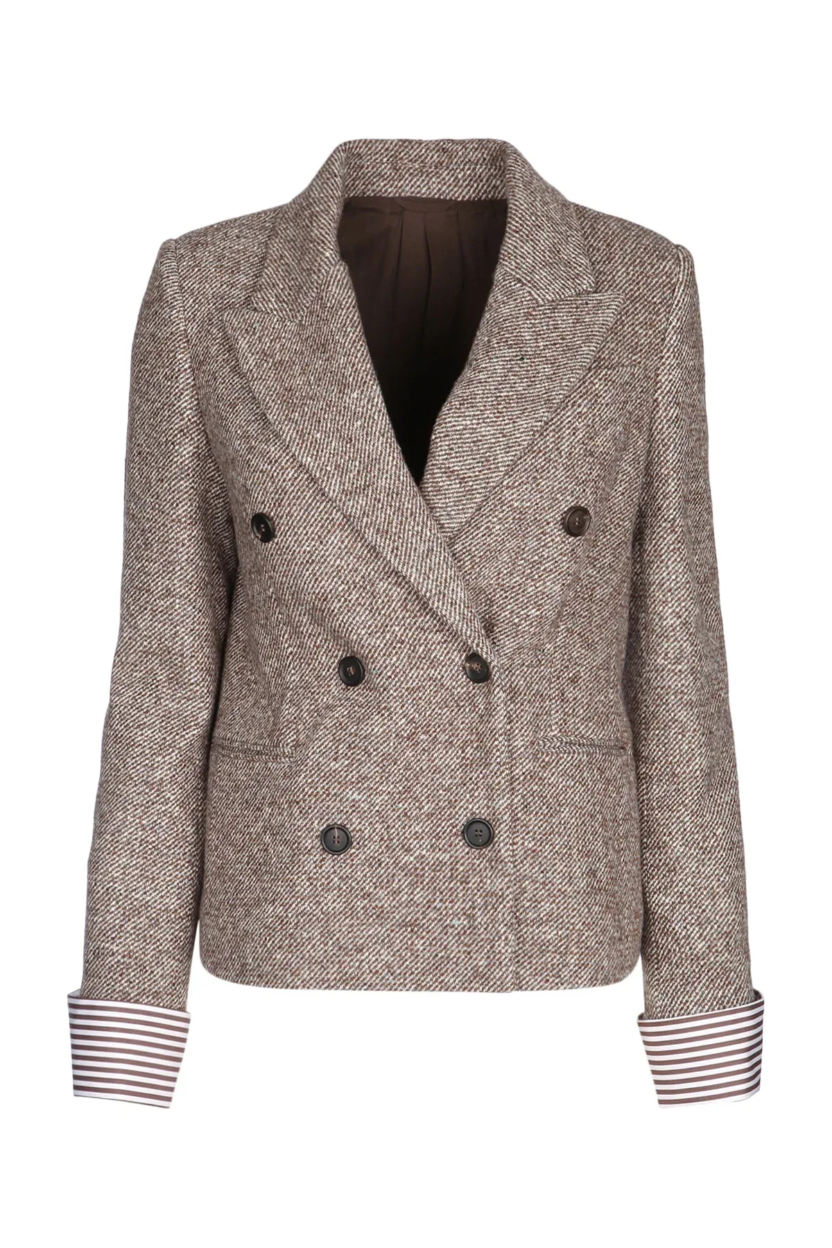Cotton Herringbone Blazer