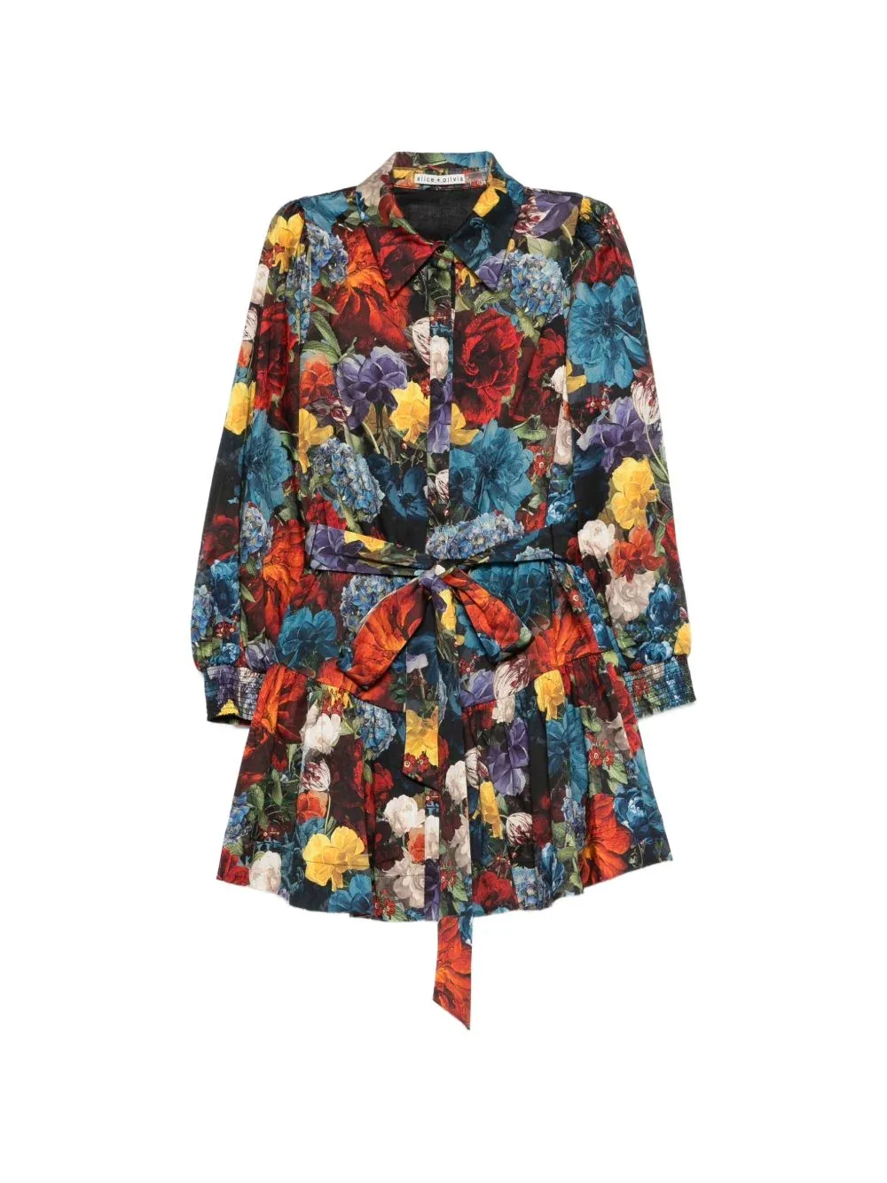 Floral-Print Shirtdress