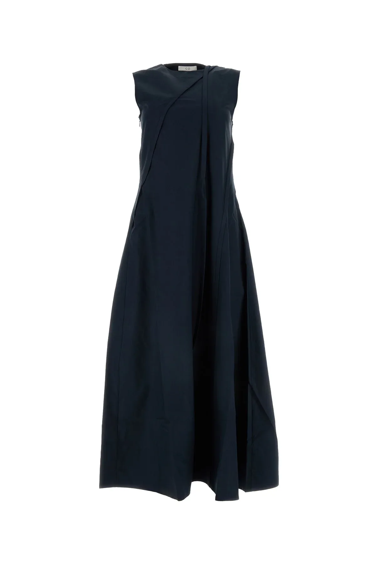 Sleeveless Cotton Blend Dress