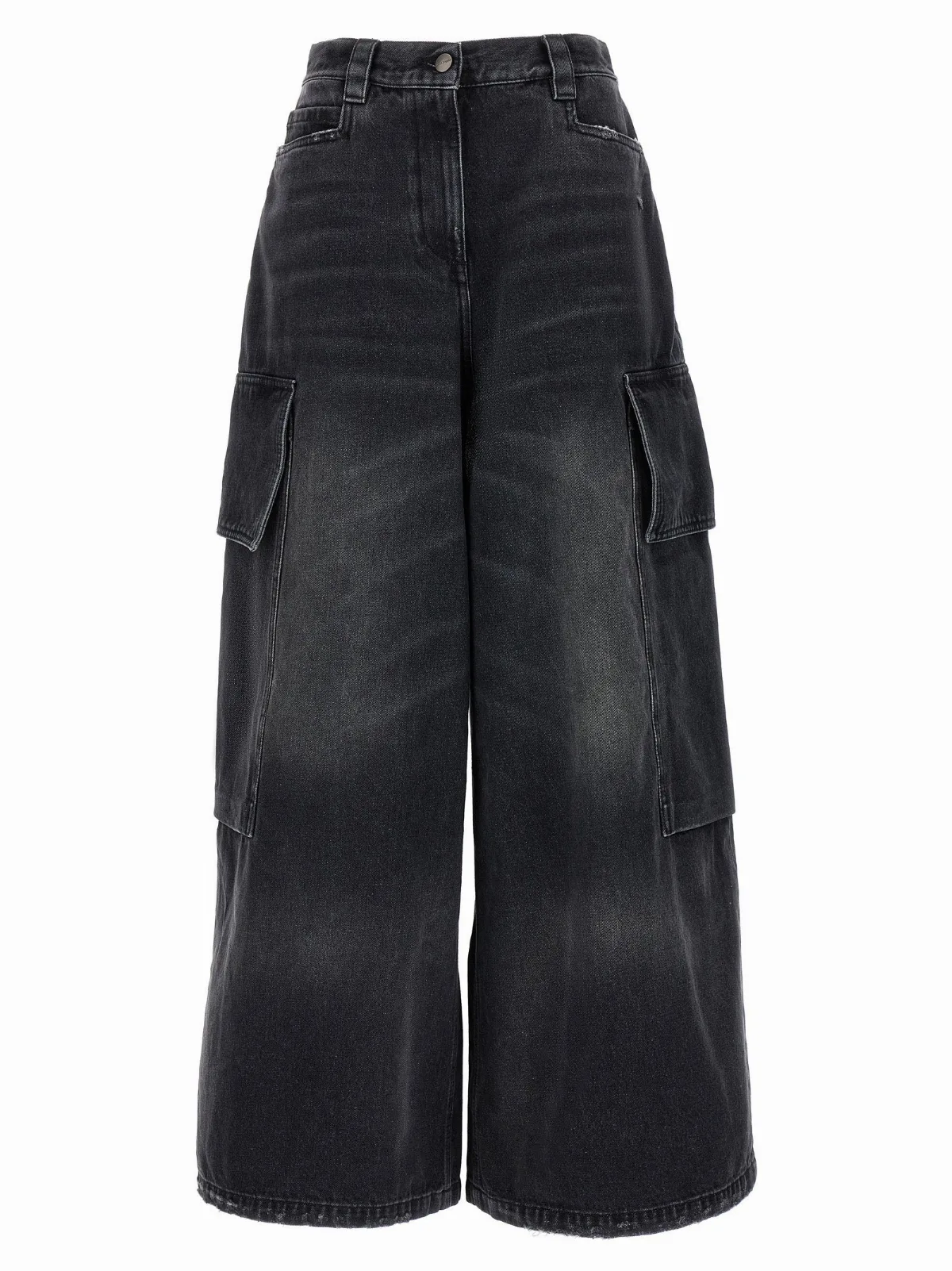 Oversized Cargo Denim Cargo Pants