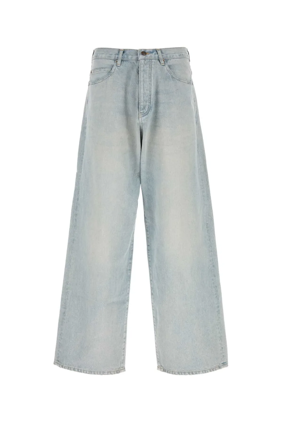 Wide-Leg Cotton Jeans