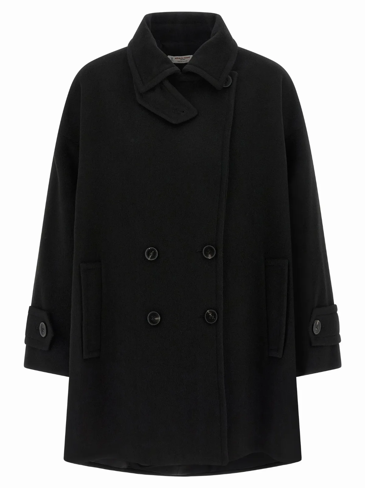Double-Breasted Wool Coat