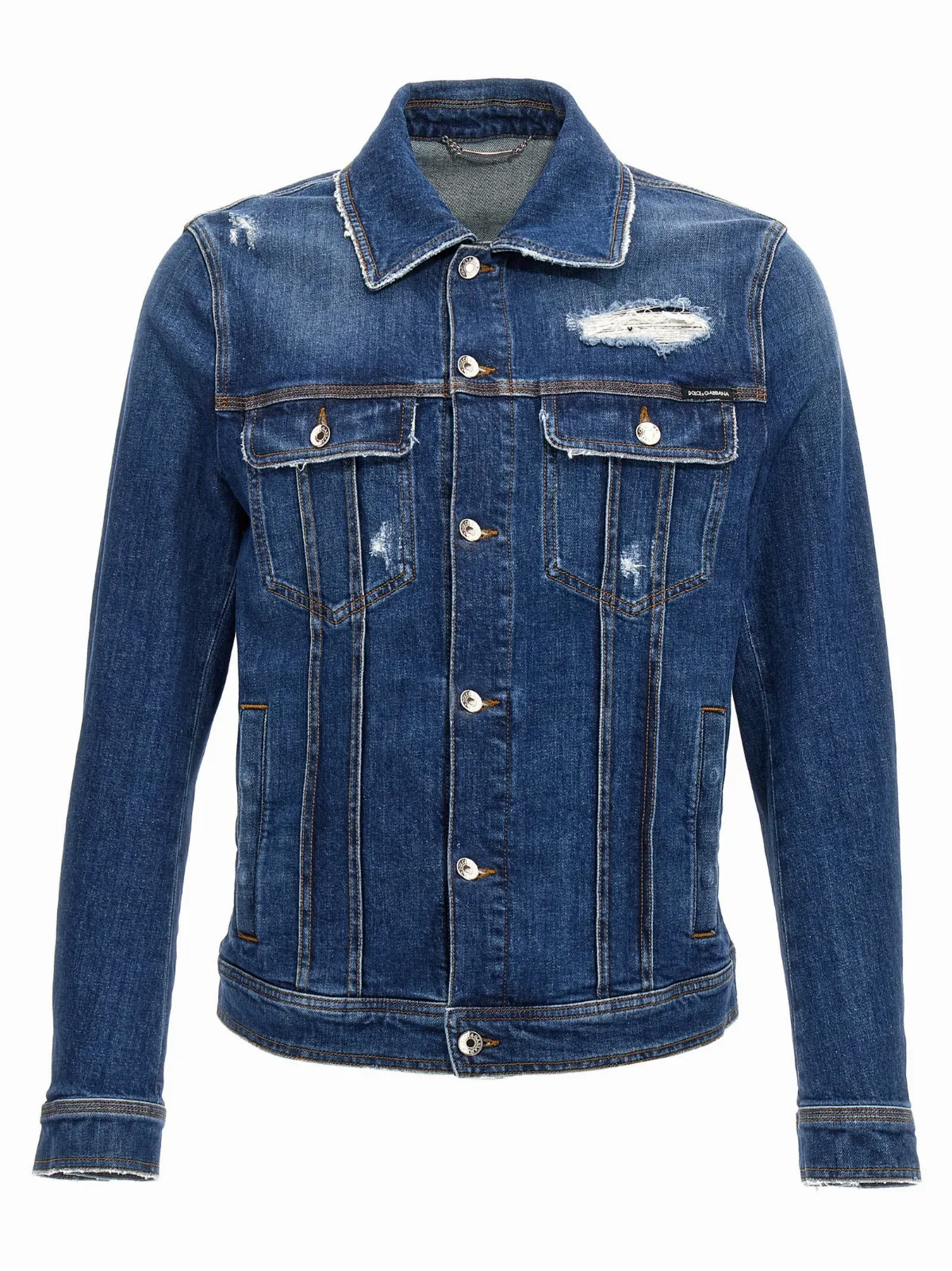 Distressed Denim Jacket